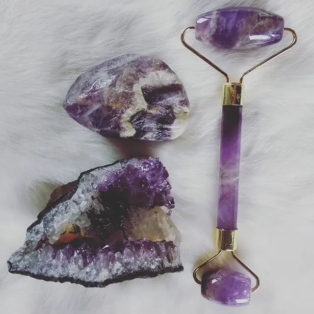 Gua Sha & Rullo — Ametista