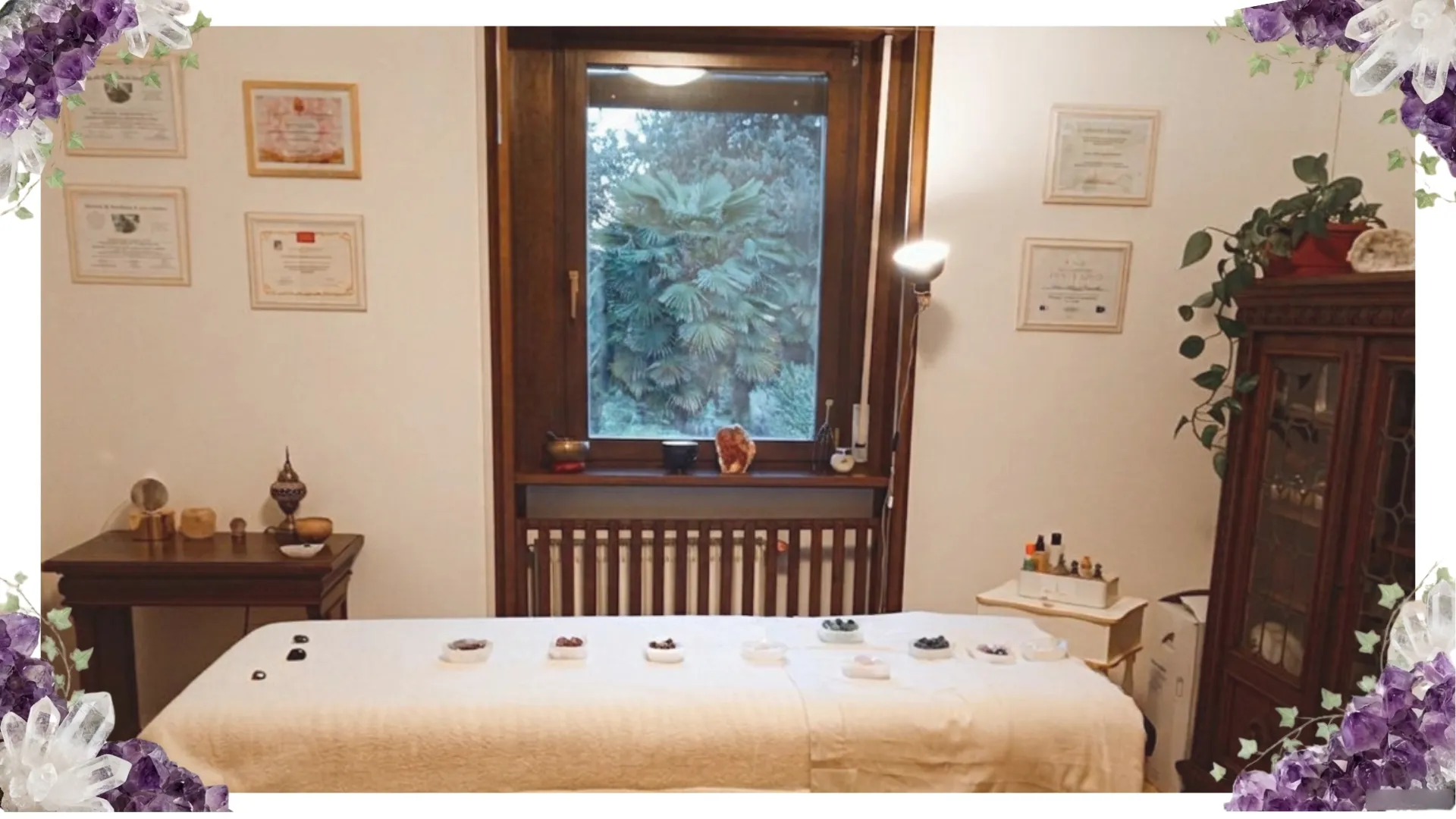 Lo studio MasaGem a Udine dove si svolgono massaggi e cristalloterapia